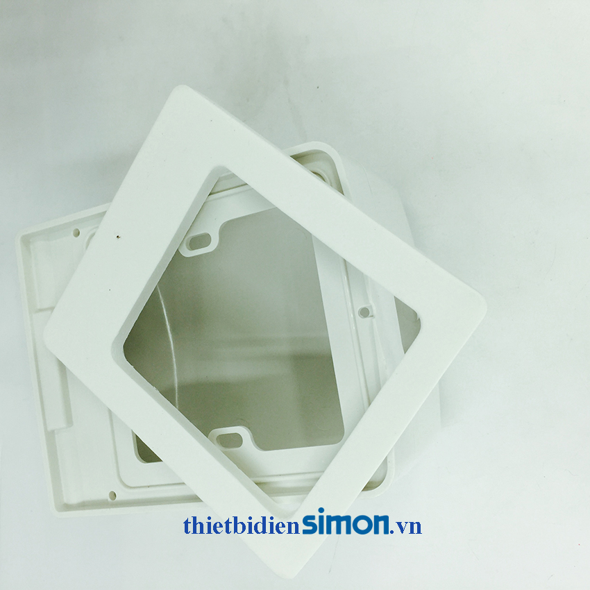 Bộ mặt che chống nước cho ổ cắm chuẩn đế vuông chống nước Simon S155