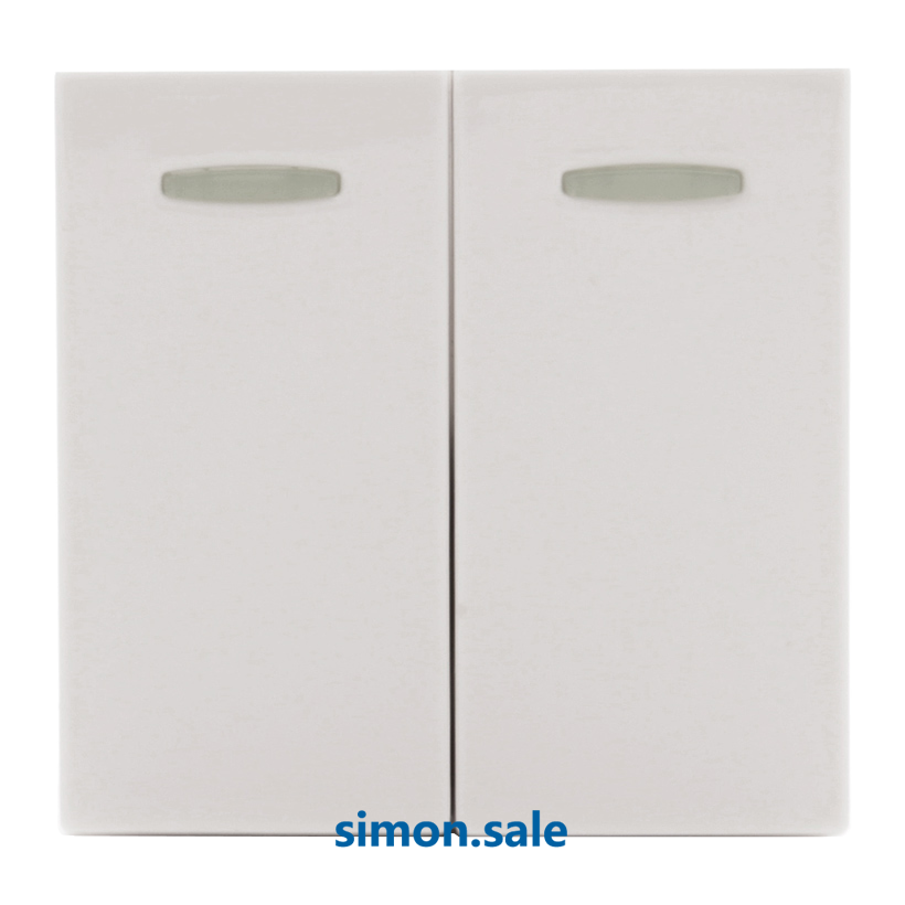 Công tắc đôi kép 1 chiều cỡ M có dải phản quang Simon Series 51A H41