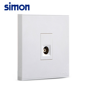 Module Ổ cắm Tivi đơn mặt đế âm vuông cao cấp Simon Series E6 725111