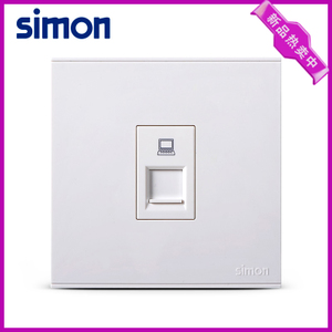 Module Ổ cắm dữ liệu mạng đơn vuông Cat.5e cao cấp Simon E6 725218
