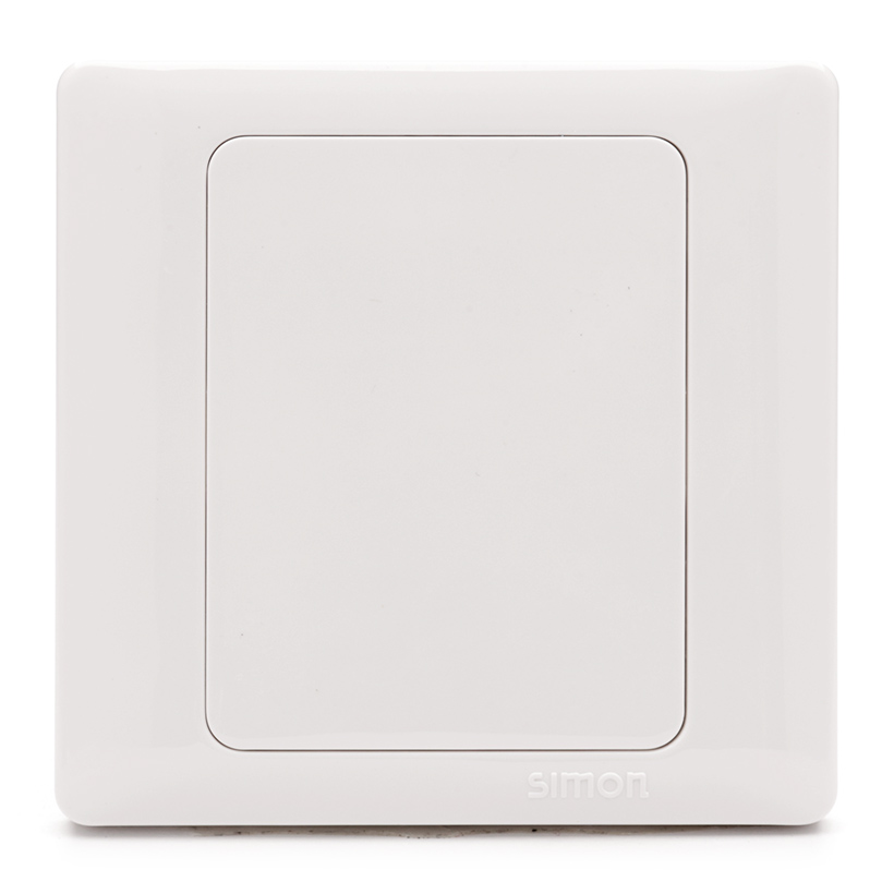 Mặt che trơn lắp chỗ trống đế vuông màu trắng Simon Series 50 51000