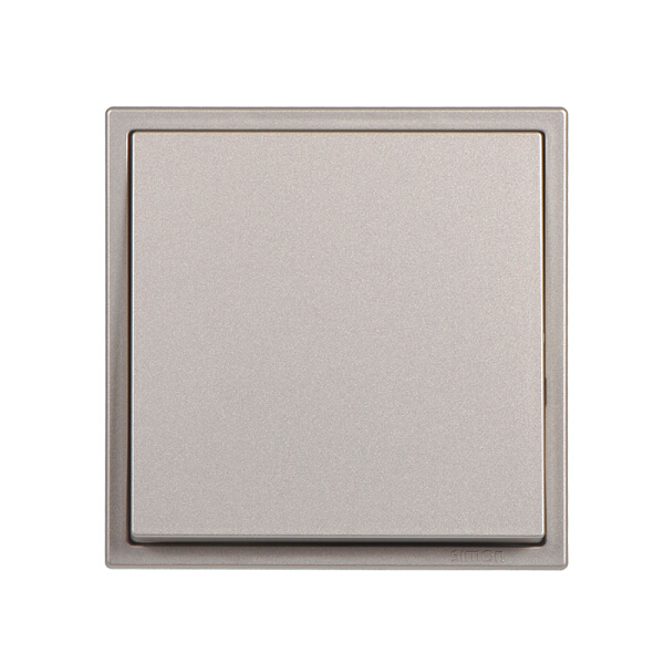 Công tắc trung gian đơn mặt đế vuông màu sâm panh Simon i7 701026-46
