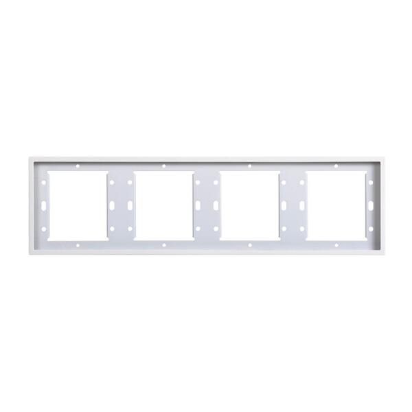 Khung viền bốn vuông trắng sử dụng cho 4 module Series i7 Simon 700640