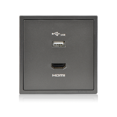 Module Ổ cắm USB và HDMI chuẩn vuông màu trắng Simon Series i7 700494-61