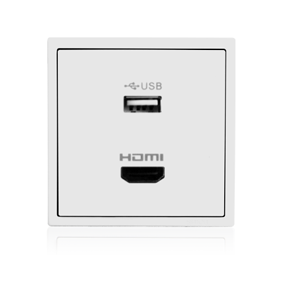 Module Ổ cắm USB và HDMI chuẩn vuông màu trắng Simon Series i7 700494