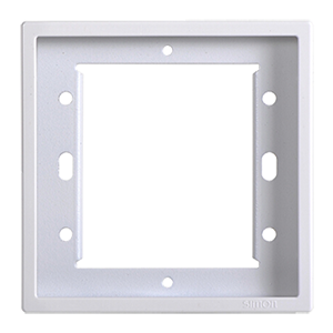 Khung viền đơn vuông sử dụng cho 1 module i7 màu trắng Simon 700610