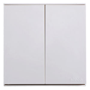 Module Công tắc đôi 2 chiều 16A vuông cao cấp Simon Series E6 721022