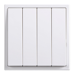 Module Công tắc bốn vuông hai chiều màu trắng Simon Series i7 701042