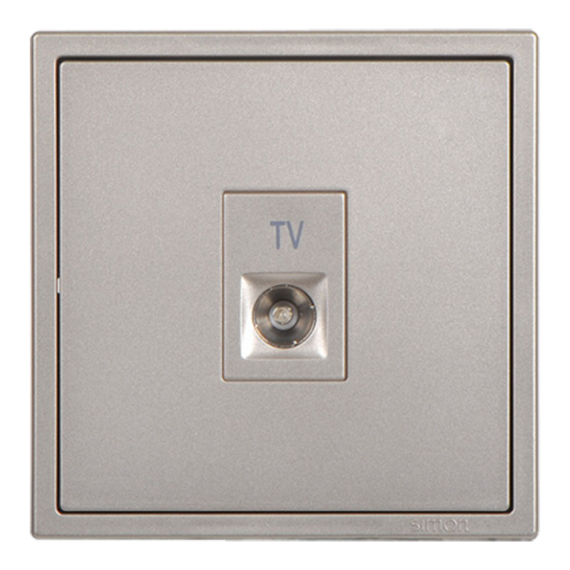 Module Ổ cắm TV đơn màu champagne cao cấp dòng Simon i7 705111-46