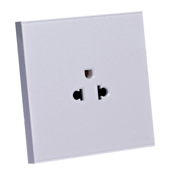 Module Ổ cắm đơn 3 chấu 16A dùng cho chấu tròn và dẹt Simon E6 721087