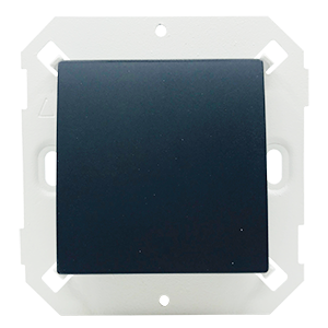 Module công tắc đơn 2 chiều 16A vuông màu đen Simon Series V8 80201-26