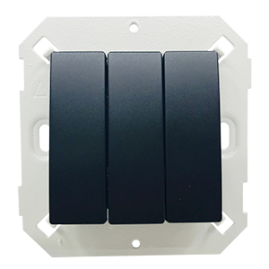 Module Công tắc ba 16A 2 chiều vuông màu đen Simon Series V8 80372-26