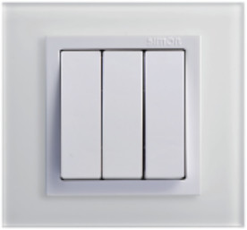 Module Công tắc ba 16A 2 chiều vuông màu trắng Simon Series V8 80372