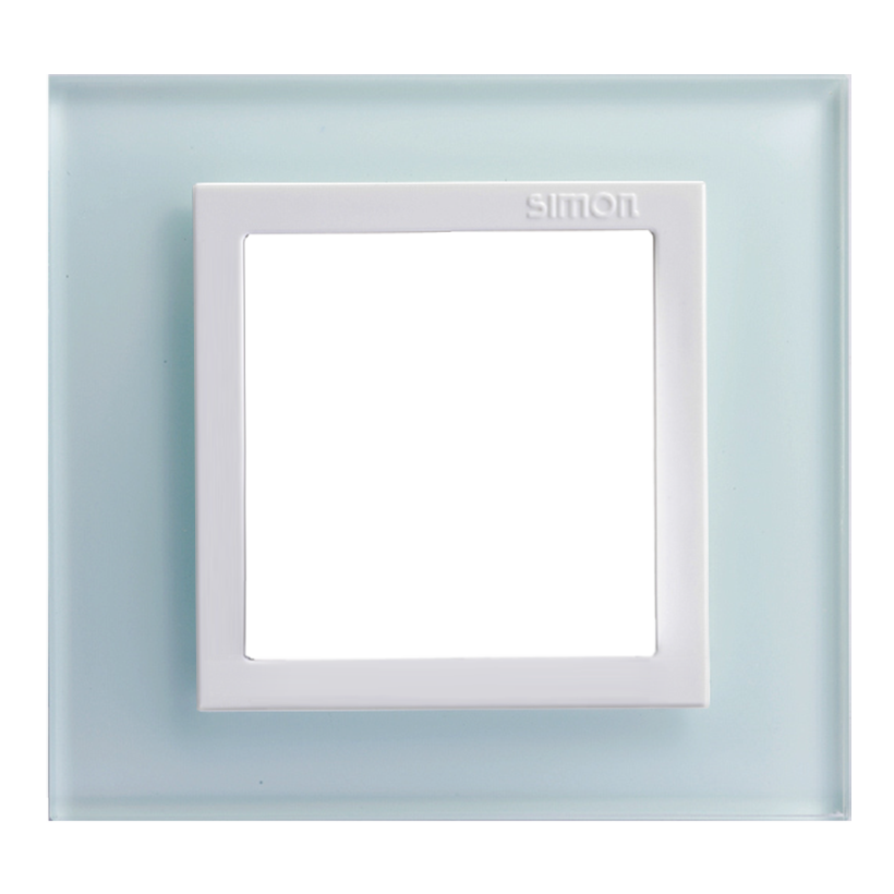 Khung viền đơn cỡ to vuông màu nước dùng cho 1 đế Series V8 80610-31