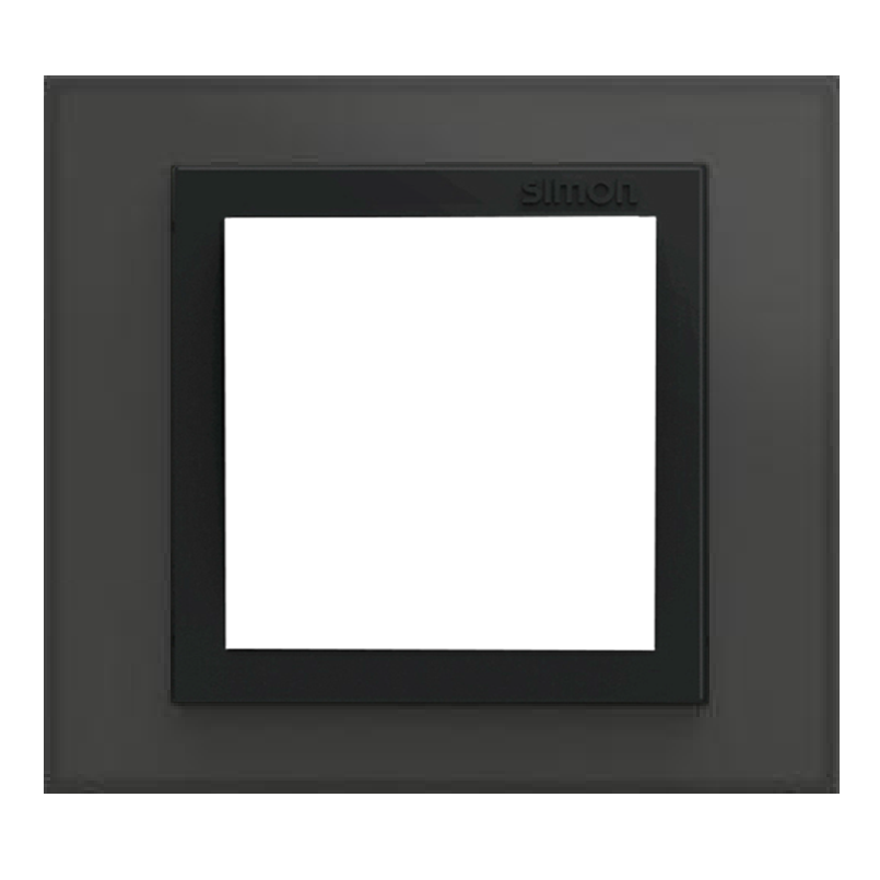 Khung viền đơn cỡ to vuông màu cục đá dùng cho 1 đế Series V8 80610-64