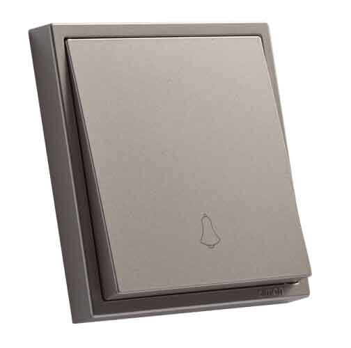 Nút nhấn công tắc chuông cửa vuông màu champagne Simon Series i7 706301-46