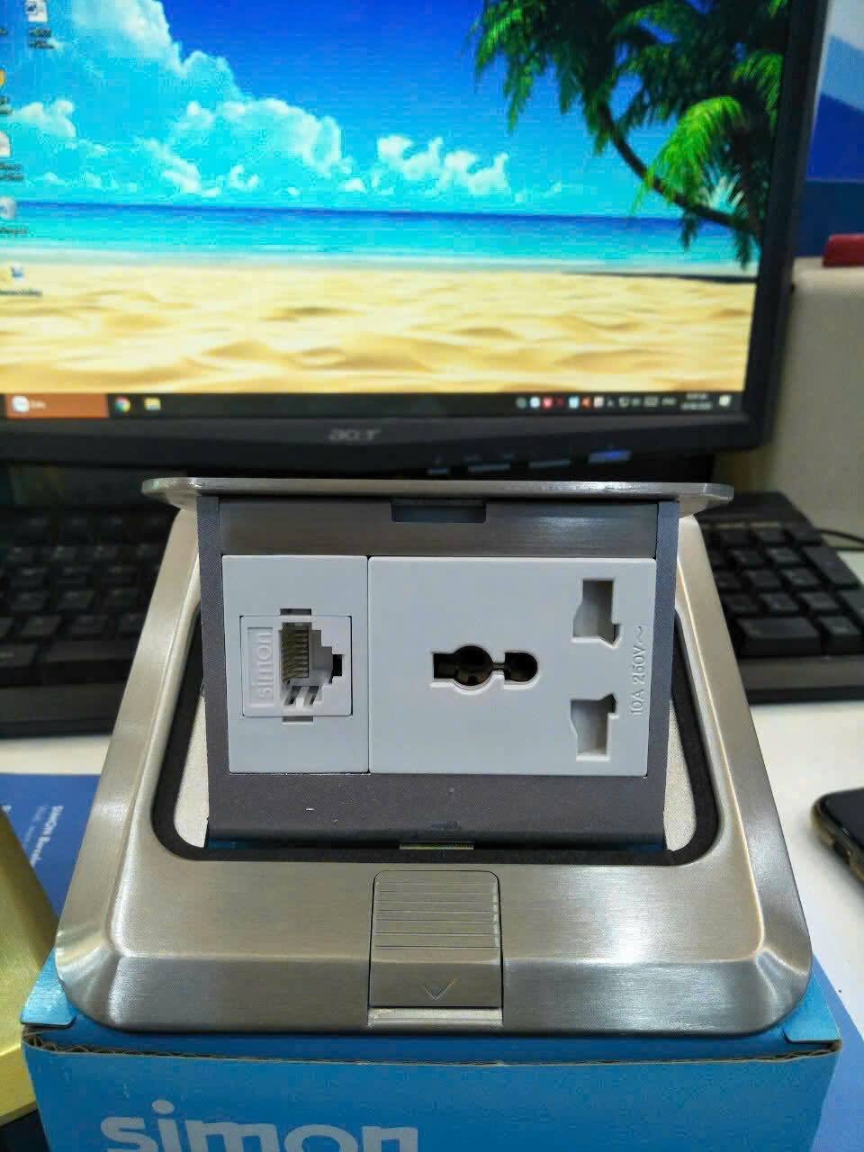 Ổ ÂM SÀN INOX - BỀN VỮNG THEO THỜI GIAN